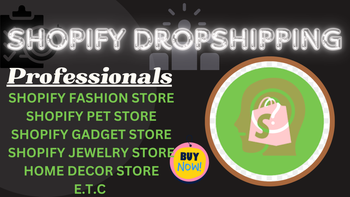 I will create ecommerce shopify dropshipping store, shopify fashion website, pet store