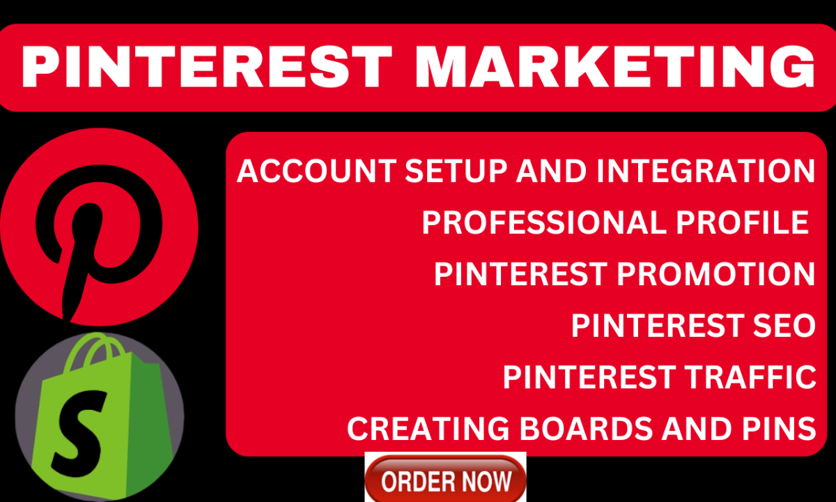 Create Setup and Optimize Pinterest Marketing, Pins and Board