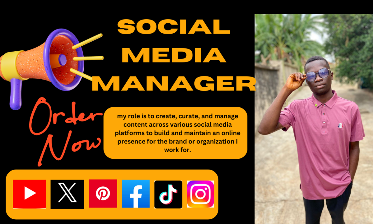 Be Your Social Media Marketing Manager Content Creator