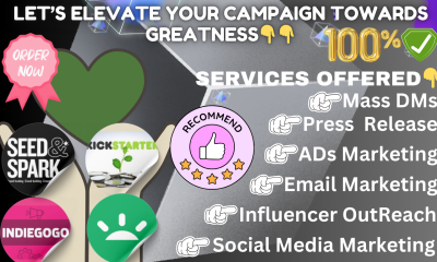 I will promote your kickstarter, indiegogo, gofundme, crowdfunding to success