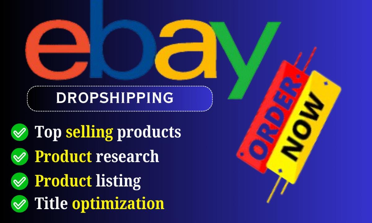 I will create dropshipping listings from Amazon to eBay