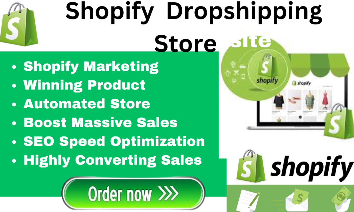 I will build an automated responsive shopify dropshipping website