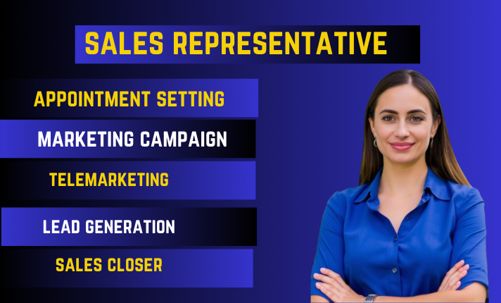 I will be your sales closer sales representative to boost revenue lead generation