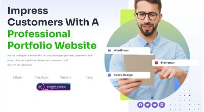 I will design personal blog,portfolio,resume,cv wordpress website
