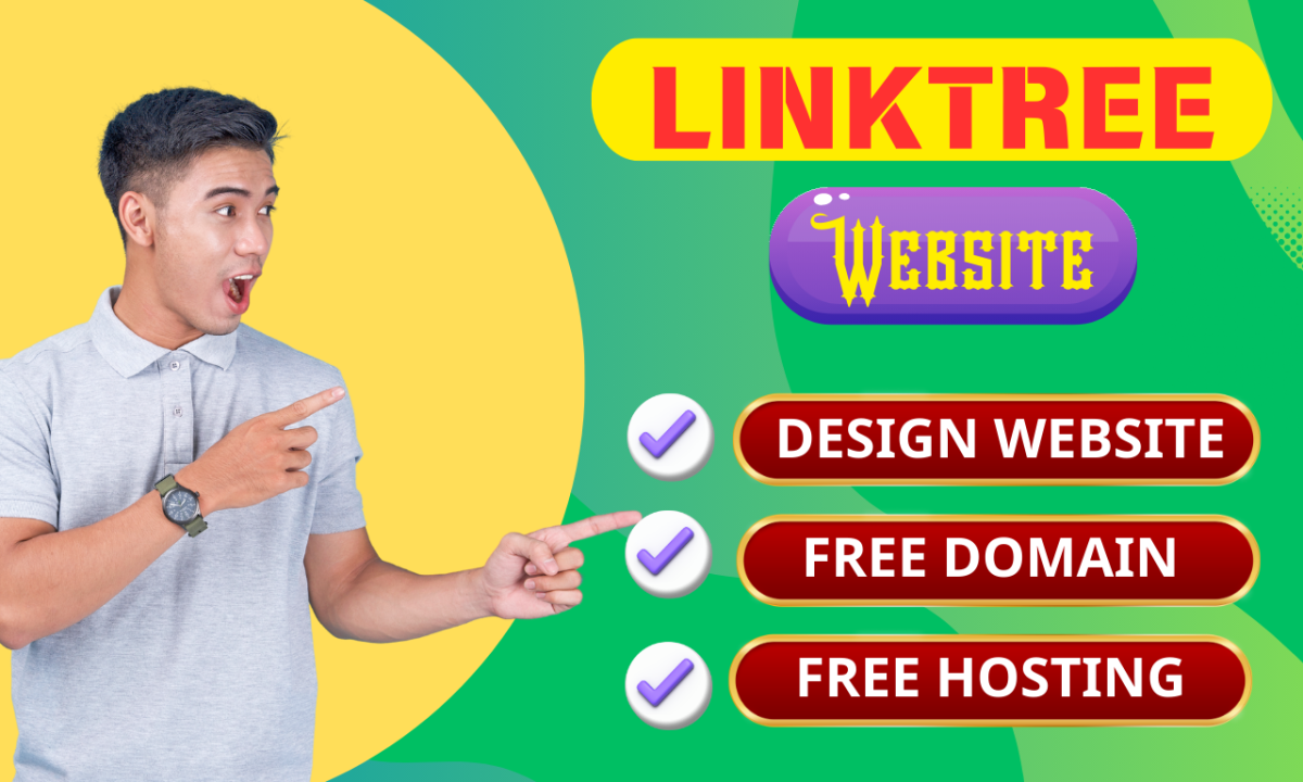 I will design stunning linktree WordPress website or landing page