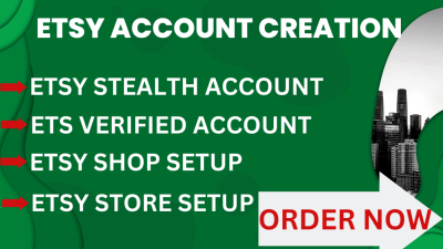 I will create fully verified etsy seller account Etsy Account Creation Etsy Shop Setup