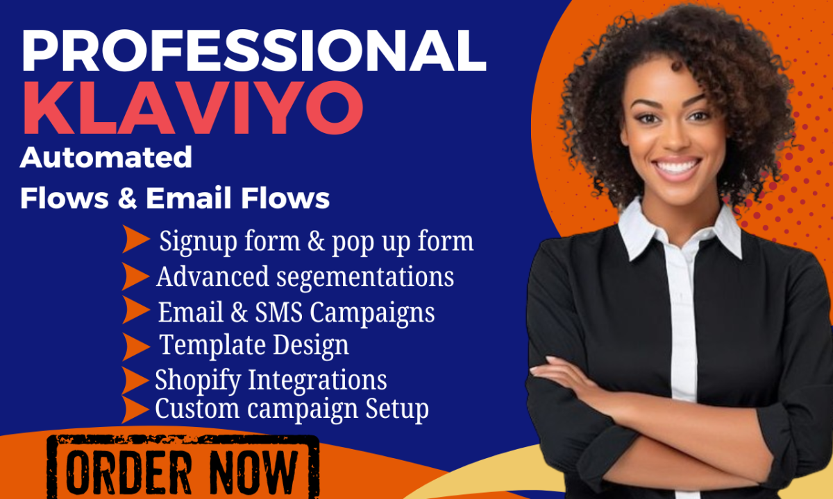 I will setup Klaviyo email flows and SMS marketing automations for your ecommerce