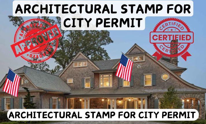 I will sign seal stamp architectural plan mep site plan floor plan for USA city permit