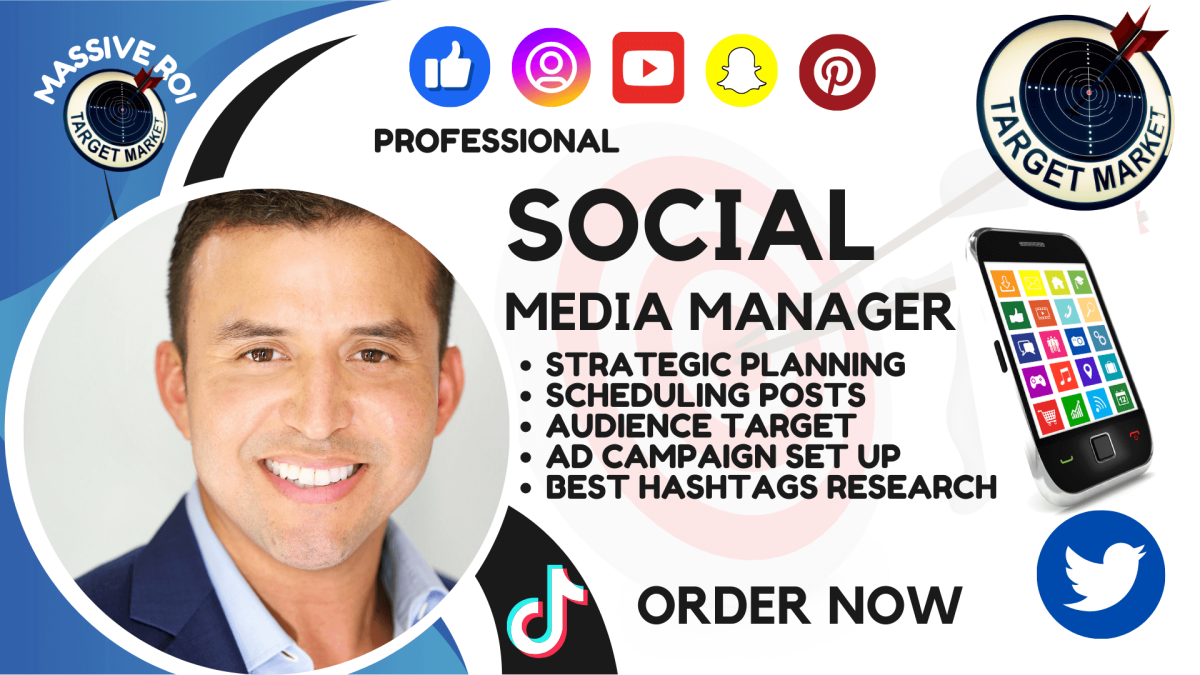 I will be meticulous social media marketing facebook ads manager tiktok video instagram