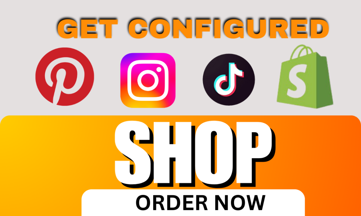 I will setup tiktok shop, instagram shop, pinterest shop and complete Shopify marketing