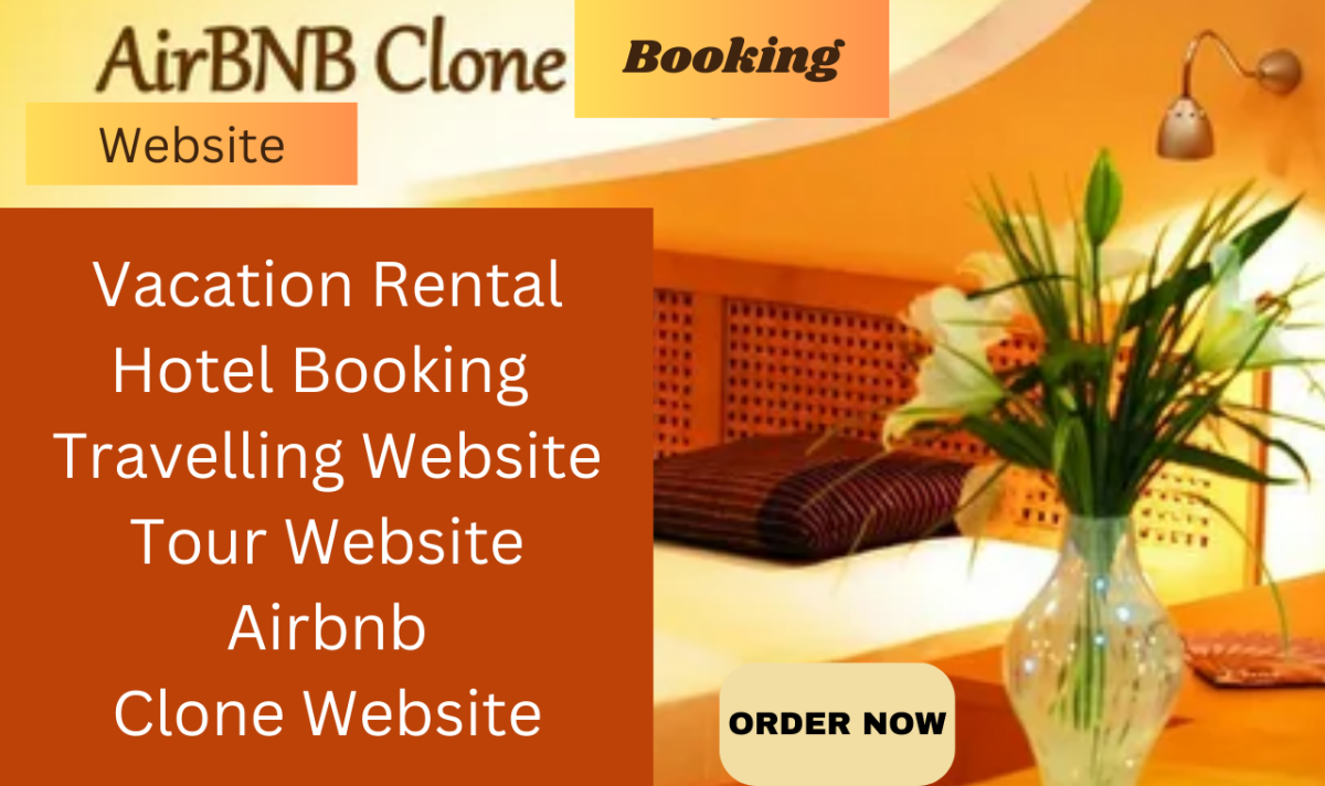 Design Vacation Rental Travel Tour Hotel Booking Airbnb Clone Website