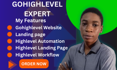 I will build gohighlevel website, go highlevel white label, ghl, go highlevel crm