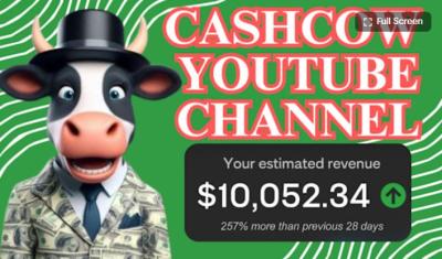I will create youtube automation channel, cashcow videos and monetization