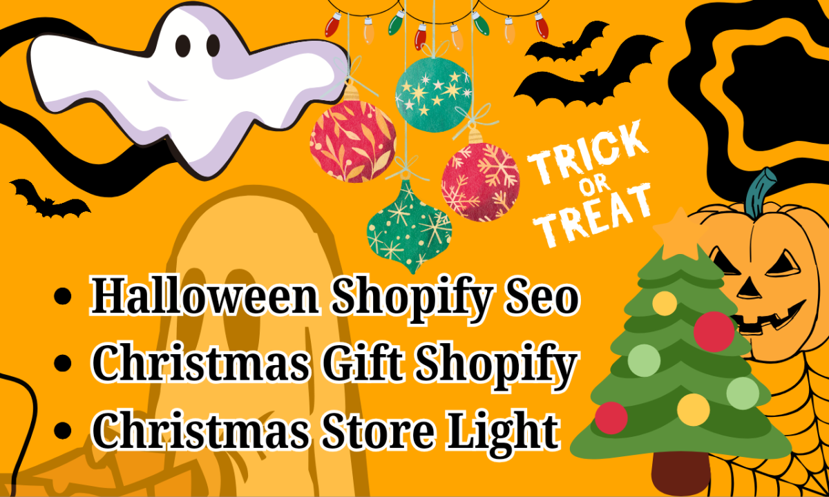 I will design christmas gift shopify store christmas light halloween shopify seo