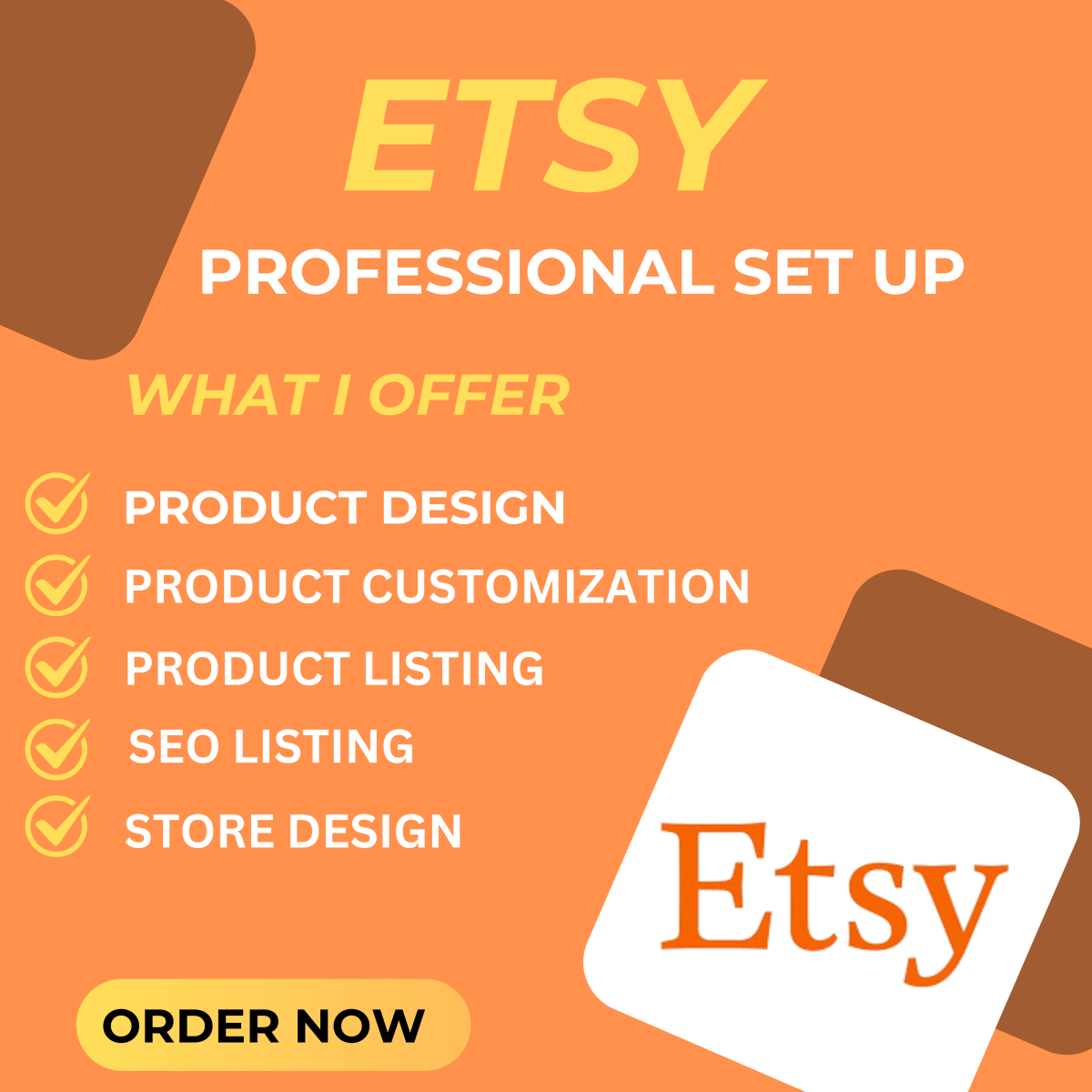 I will do Etsy optimization, Etsy SEO, Etsy listing, Etsy shop setup, Etsy sales boost