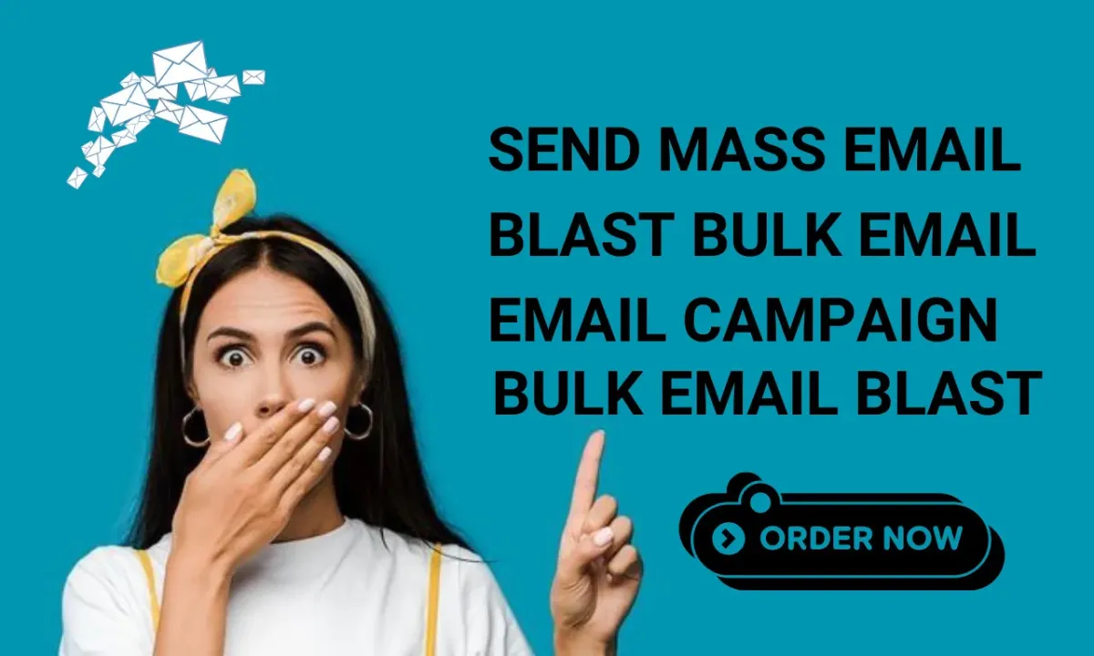 I will generate list and send bulk email, mass email and email campaign