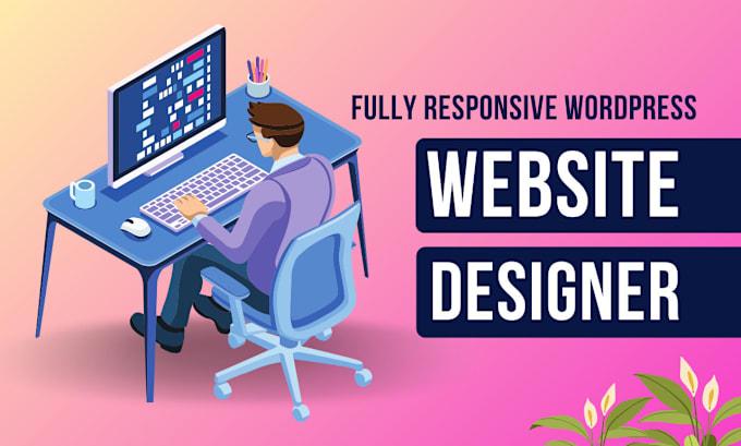 I will create stunning, responsive websites for businesses