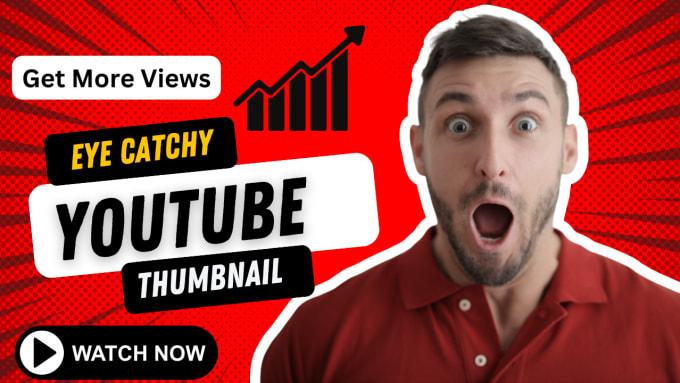 I will design amazing YouTube thumbnails for high CTR