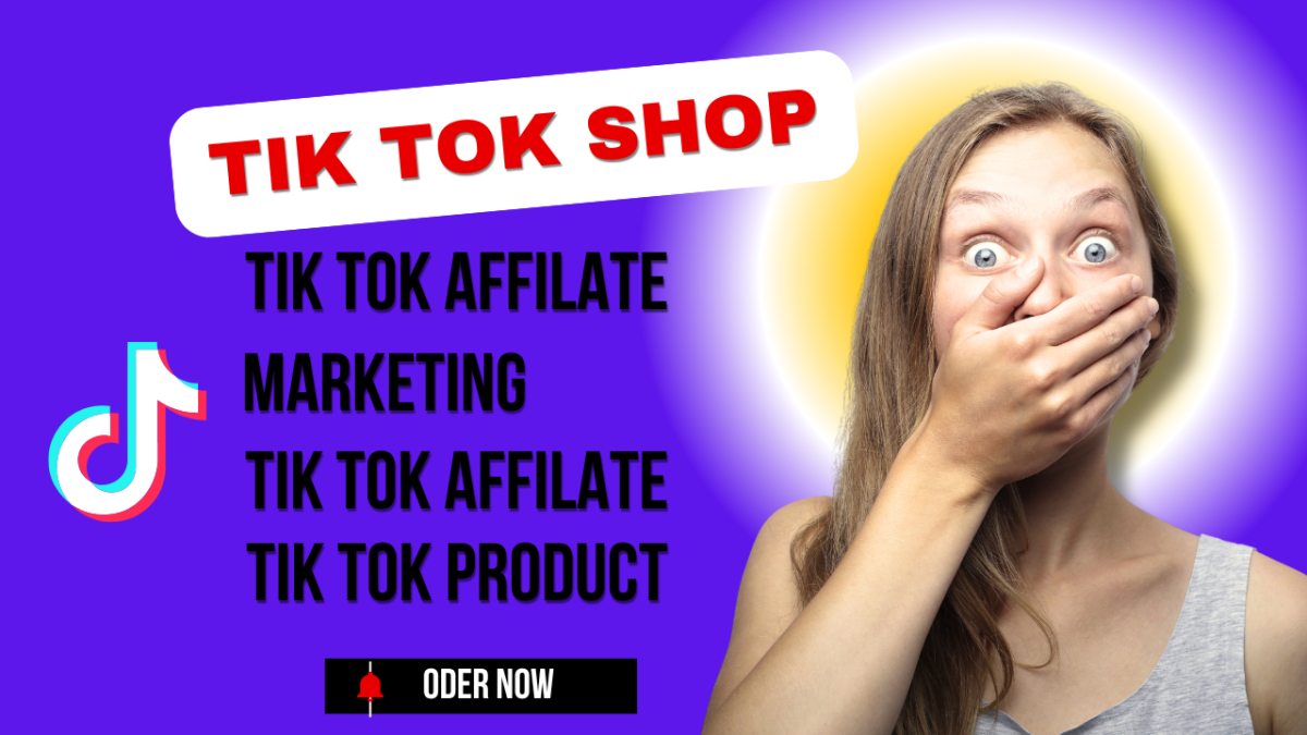 I will set up TikTok shop affiliate marketing, TikTok product listing boost sale