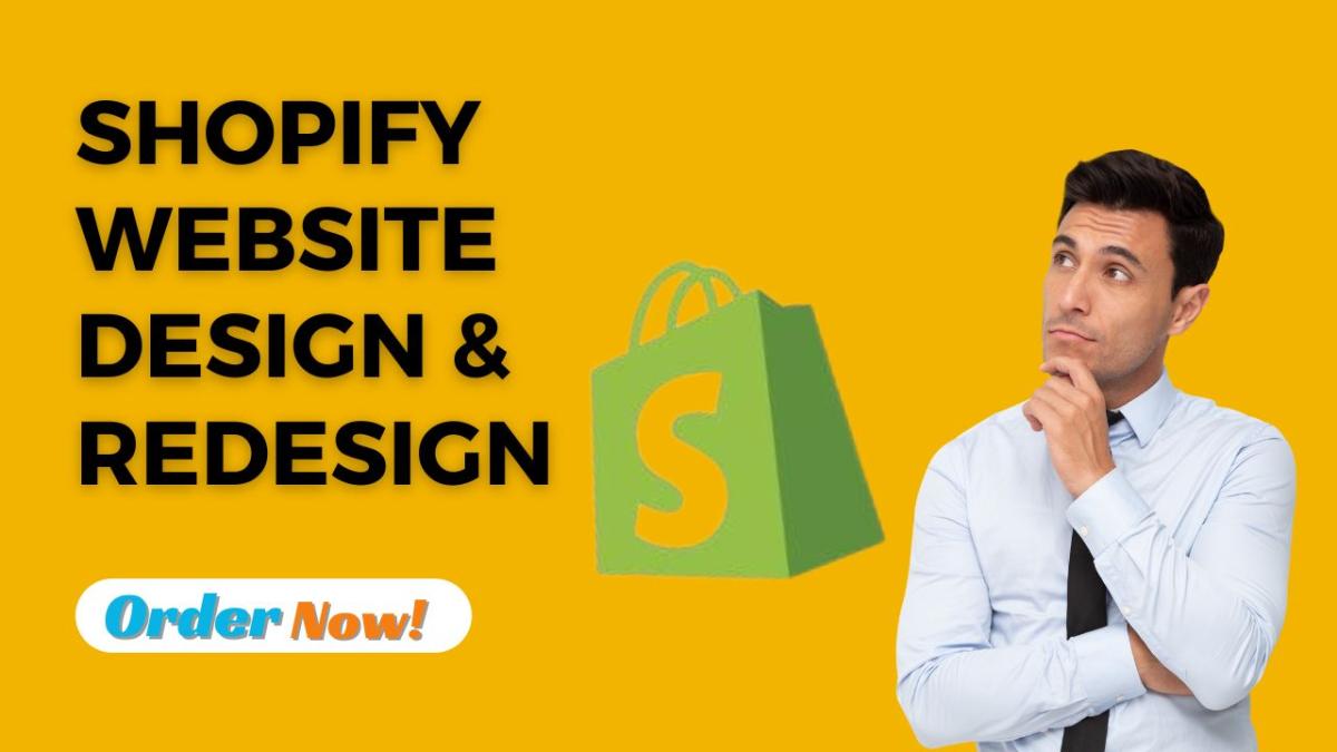 I will design Shopify website redesign Shopify store design Shopify website redesign