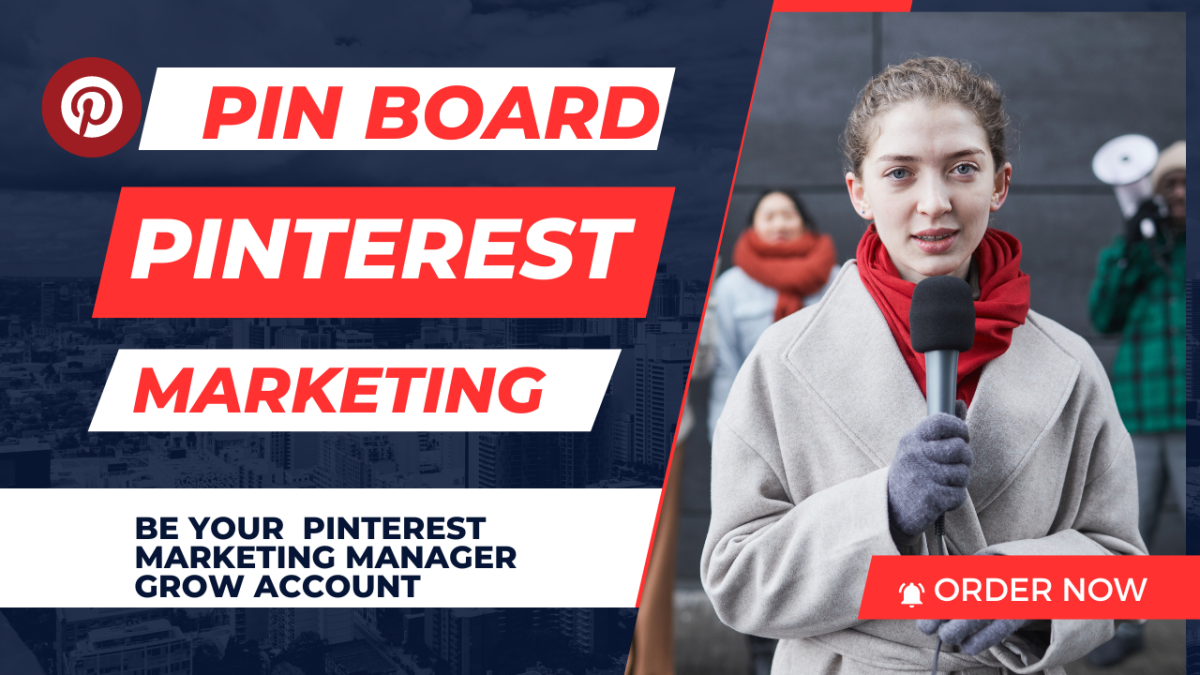 I will be your pinterest marketing manager design SEO optimized pins and boards