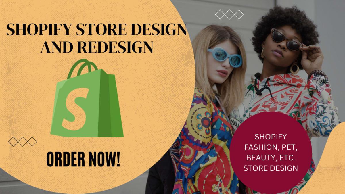 I will revamp your Shopify store, redesign and complete Shopify dropshipping store