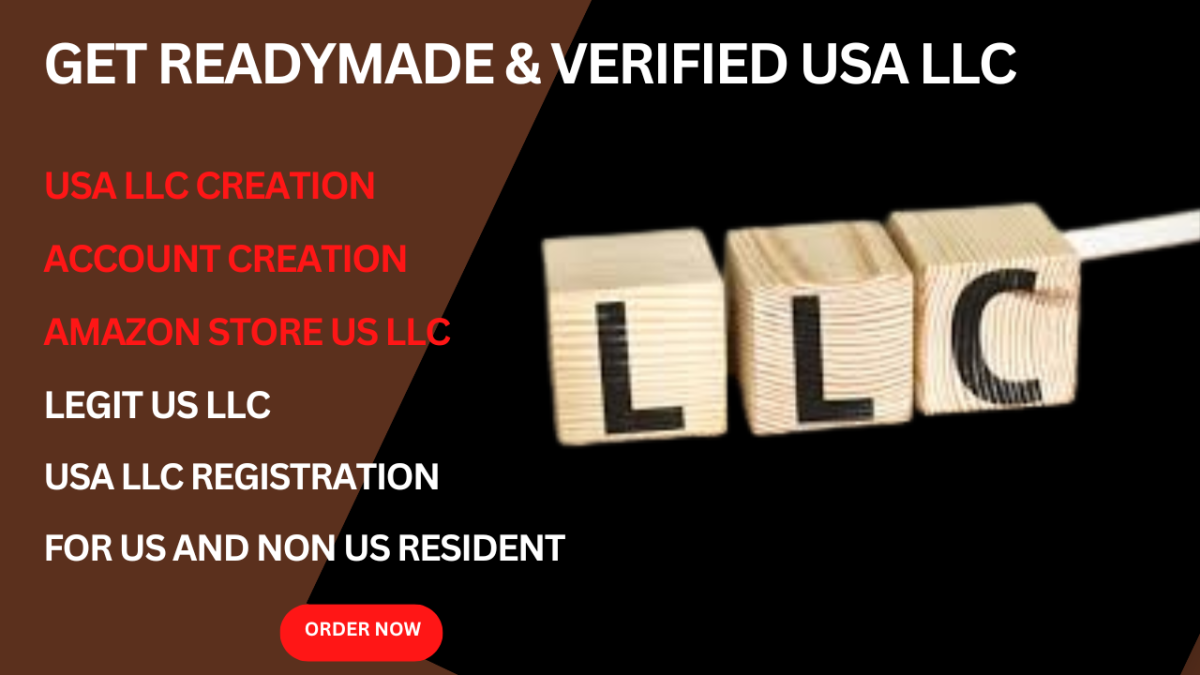 I will create amazon llc readymade for non USA resident amazon store llc registration