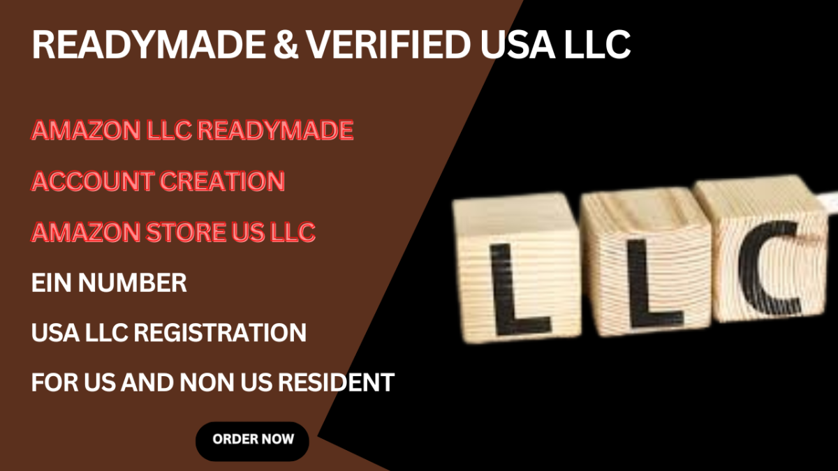 I will create Amazon LLC readymade Amazon store LLC registration for non-resident