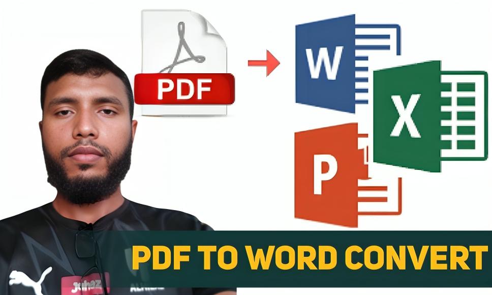 PDF to Excel, Scan Pages to Word or Excel Conversion