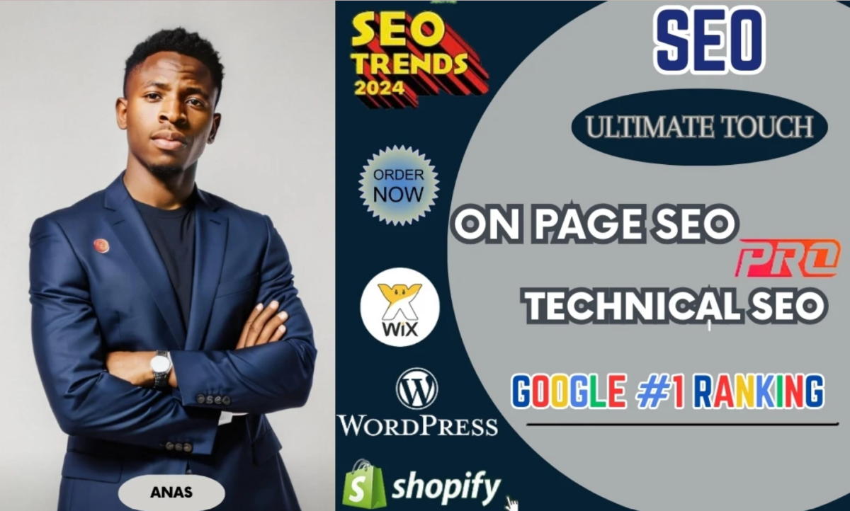 I will do ultimate SEO service optimization on wordpress, shopify, wix, webflow website