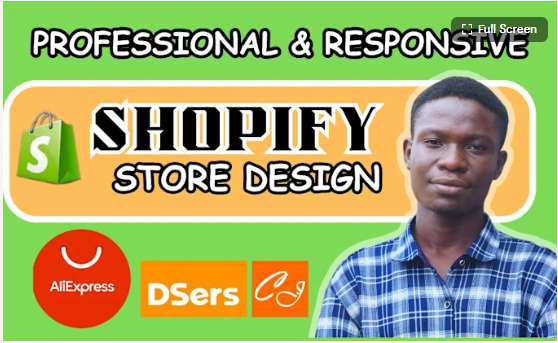 I will design shopify website redesign shopify store design shopify website redesign