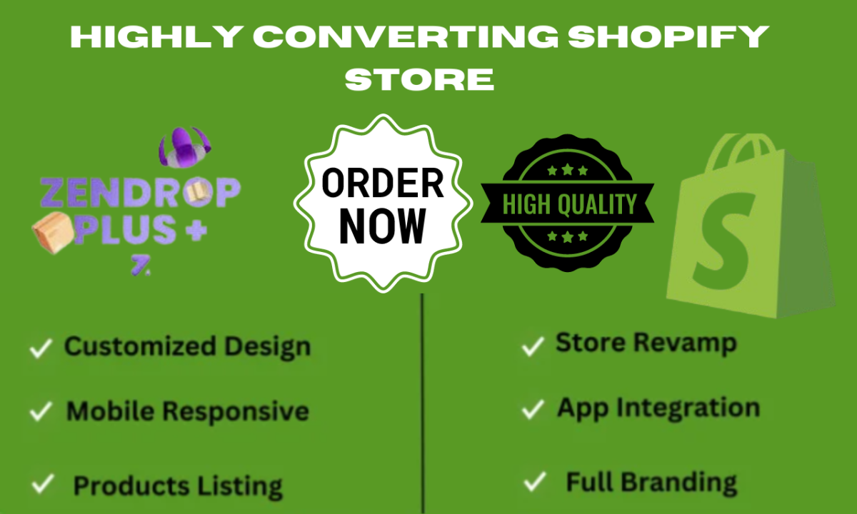 I Will Setup Automated Dropshipping Shopify Store Website