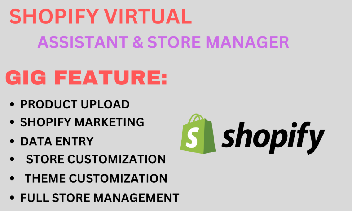 I will manage Shopify store, build Shopify temu dropshipping Zendrop store