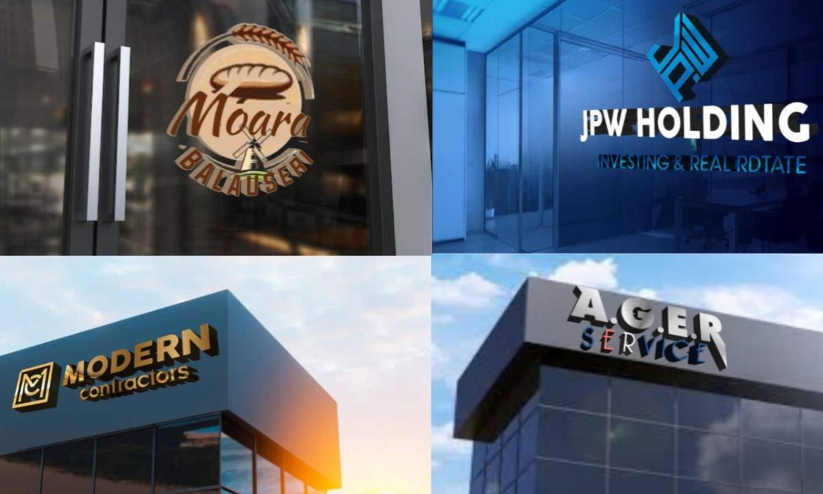 I will create an extraordinary 3D logo for your business