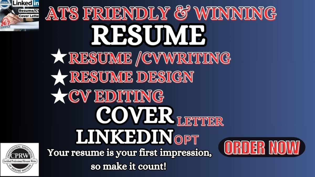 I will provide professional ats resume writing services