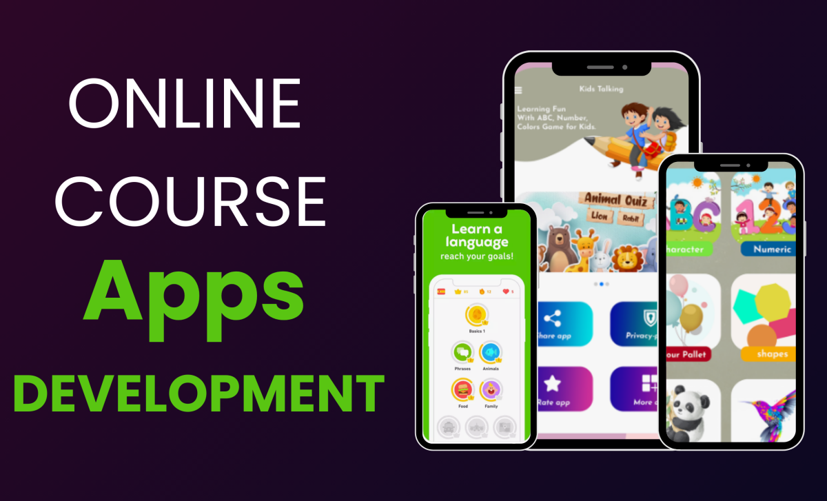 I will develop educational, learning, school, online course app, both android and IOS