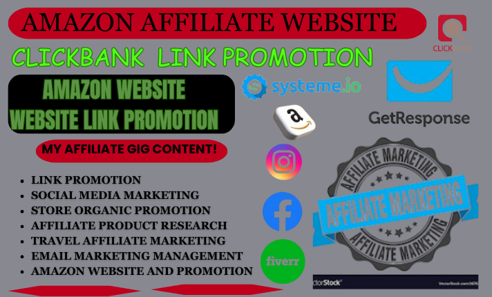 Do Amazon Affiliate Website, Clickbank Affiliate Link Promotion