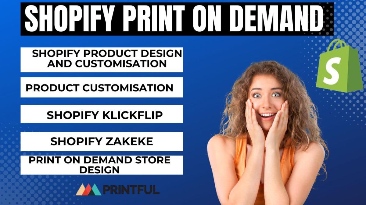 I will set up your shopify pod store zakeke kickflip customily magento pod integration