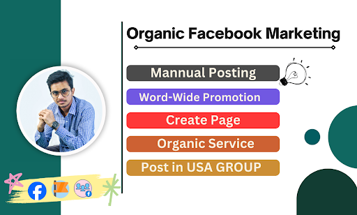 I will do professional organic Facebook marketing for your business