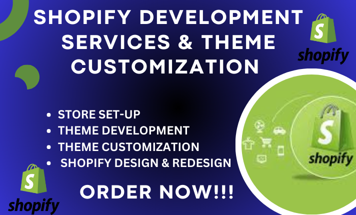 I will create premium theme Shopify web store site, theme customization Shopify website