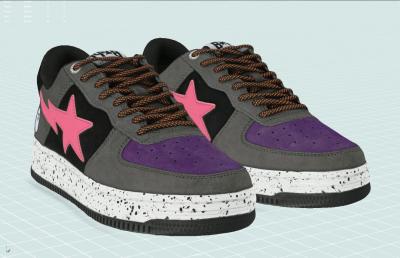 I will 3D model and render 3D shoes, 3D sneakers, 3D footwear