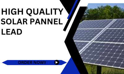 I Will Generate USA Solar Homeowner Lead, Real Estate Lead, Roofing Lead and B2B Leads
