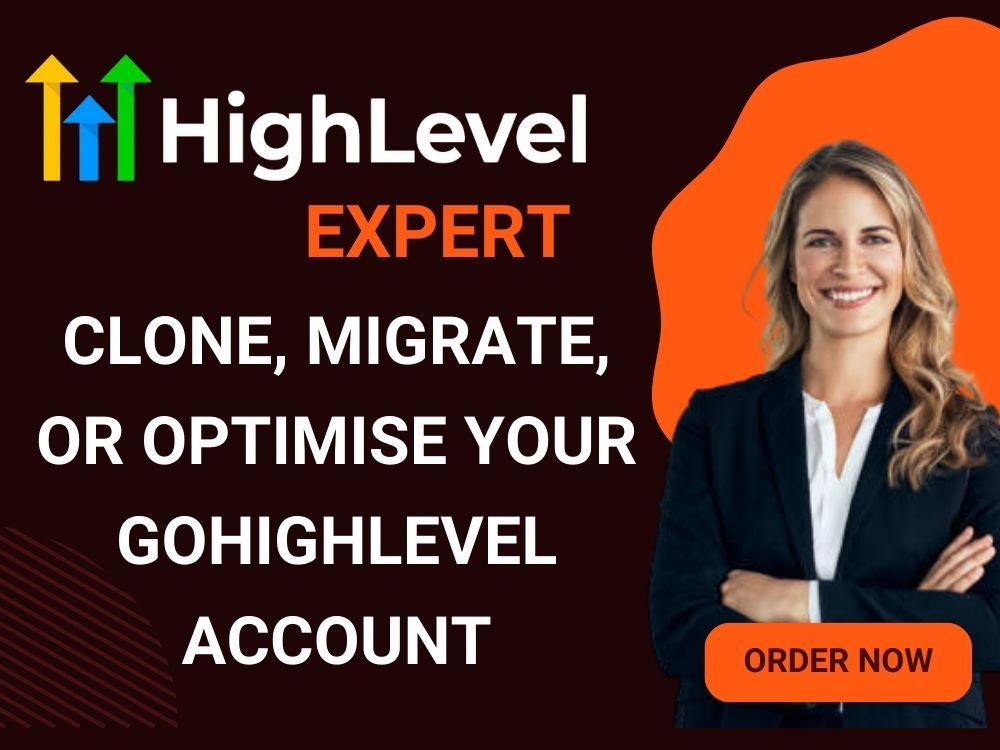 Clone GoHighLevel, Migrate GoHighLevel, Landing Pages, GoHighLevel Website