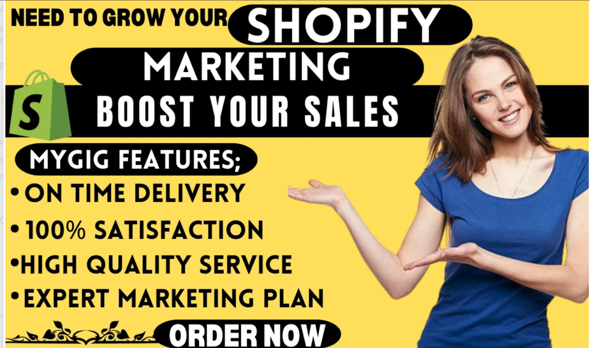 I will do Shopify marketing boost Shopify sales funnel Shopify Klaviyo promotion