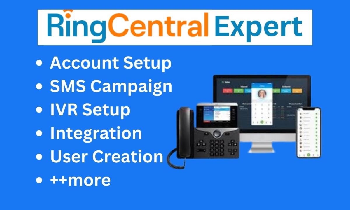 I will set up ringcentral support optimize ring central phone system support