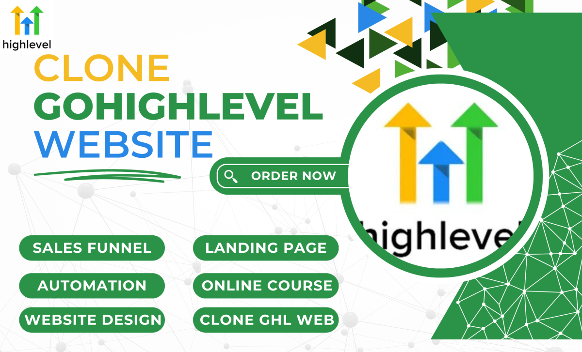 I will clone gohighlevel ghl expert, ghl website, sales funnel and kajabi expert