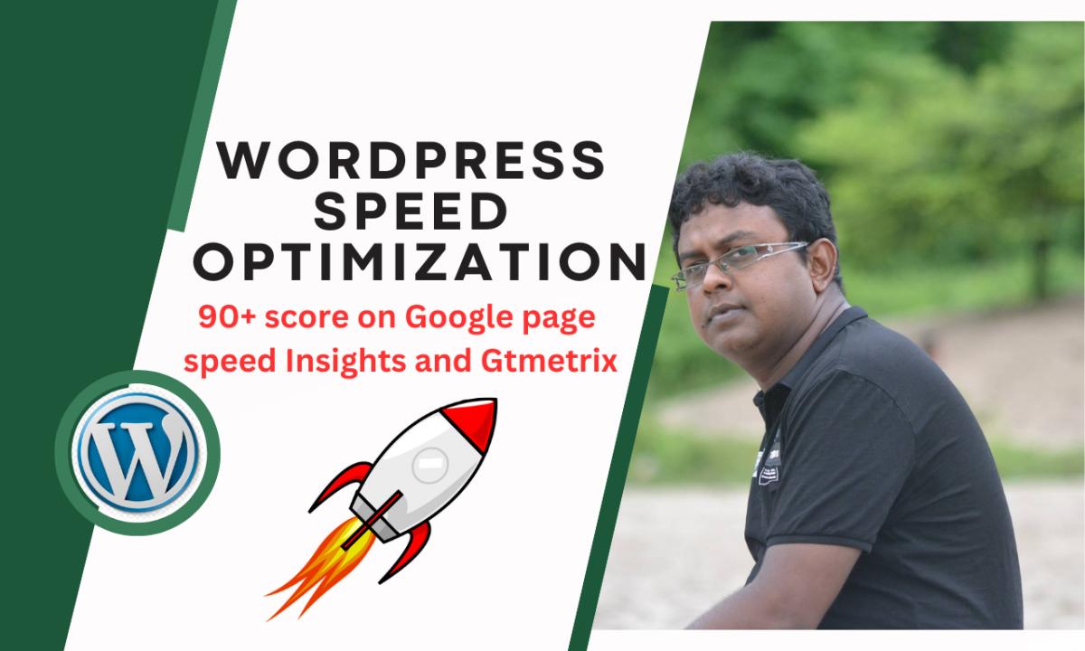 I will make wordpress site speedy and well optimized with excellent A grade performance