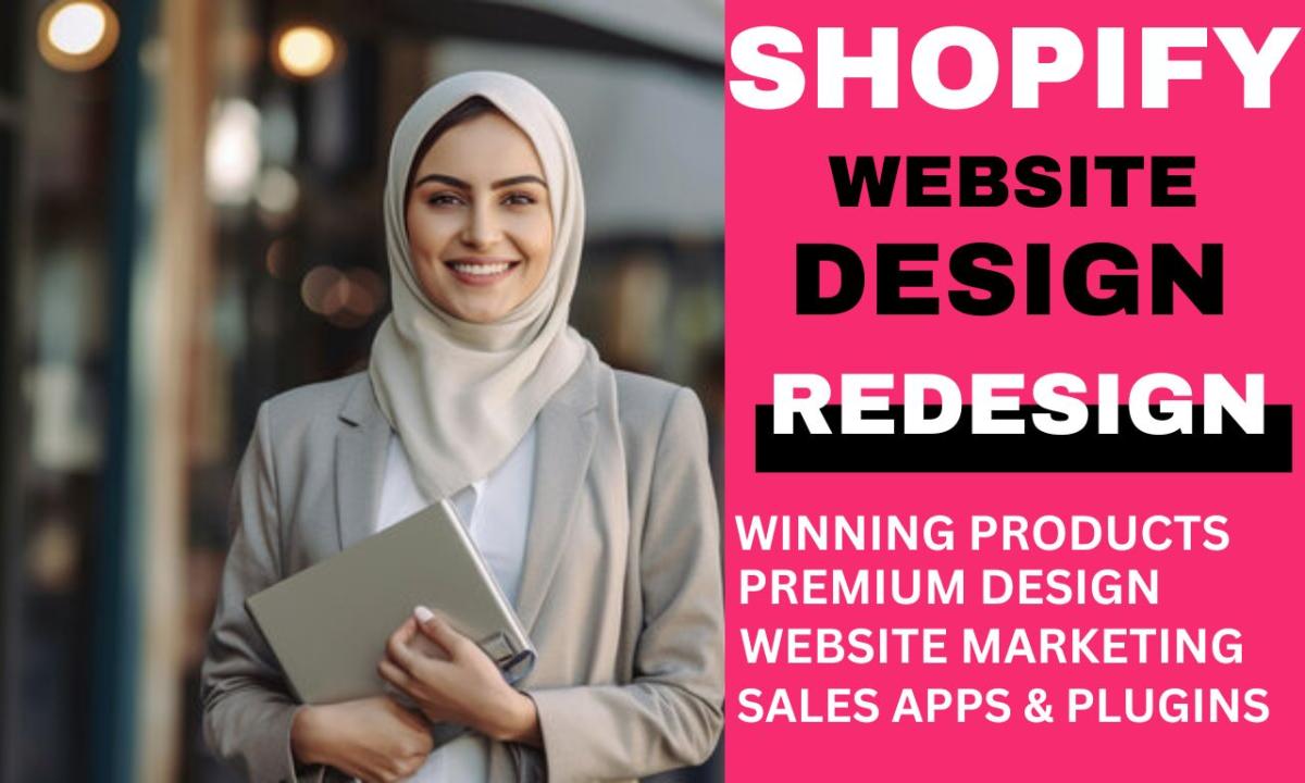 I will create a stunning Shopify dropshipping store