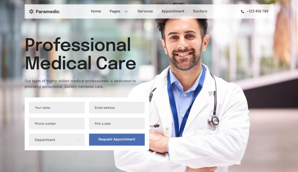 I will design medical website, therapy, healthcare, mental health and autoblog website