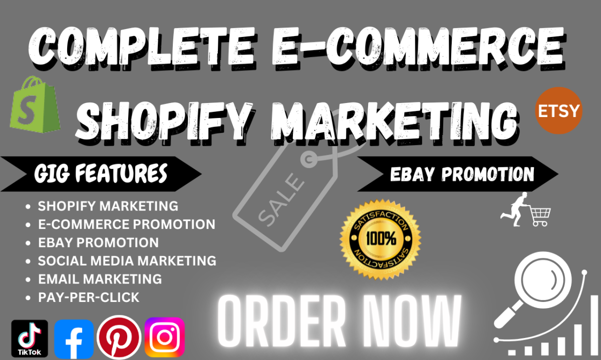 I will increase your Shopify sales with a marketing specialist